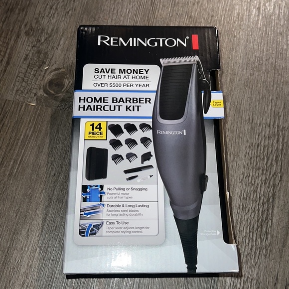 Remington Other - NWT Remington Hair Clippers 14 Piece Home Barber Haircut Set HC1090